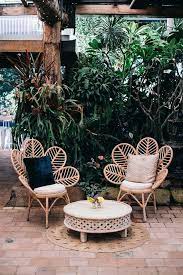 Wicker Chairs Patio Setting Outdoor Living Industrial Interior Style Decor Apartment Decor