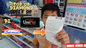 Sekarang kalian bisa beki voucher unipin di seluruh indomaret. Cara Top Up Diamond Ff Di Indomaret Vocer Unipin Langsung Beli Bundle Skin Youtube