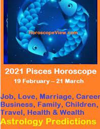 Pisces Horoscope 2021 Online Read Your Pisces Yearly Predictions For Job Love Money Health Family And Marriage Astrolog Horoscope Pisces Pisces Horoscope