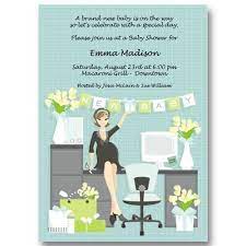 Work Baby Shower Invite Office Baby Showers Work Baby Showers Baby Shower Invitation Wording