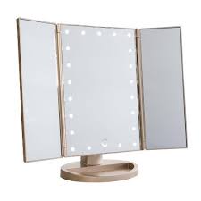 Touch 3 0 Trifold Dimmable Led Makeup Mirror Target