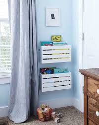 For an even cheaper solution for book storage, make yourself some rain gutter bookshelves. 30 Clever Ways To Store And Display Your Child S Books