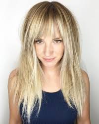 A centre part with no bangs is one of the best hairstyles for long thin hair because you can bring all of your hair forward onto your chest — creating the look of much thicker hair. 60 Lovely Long Shag Haircuts For Effortless Stylish Looks Long Thin Hair Hairstyles For Thin Hair Thin Hair Haircuts