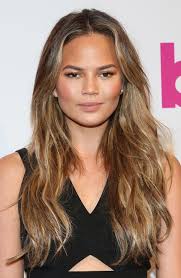25 Celebrity Brunettes To Inspire Your Next Dye Job Chrissy Teigen Hair Hair Styles Hair