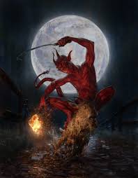 Devil Token MtG Art from Innistrad: Midnight Hunt Set by Campbell White -  Art of Magic: the Gathering