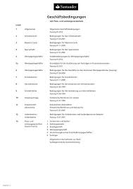Bic (bank identifier code) und bankleitzahl (blz) von santander consumer bank mit sitz in 70173 stuttgart nachschlagen. Geschaftsbedingungen Santander Bank