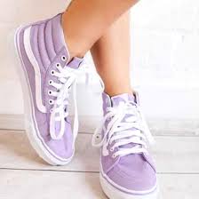 Vans Shoes New Vans Sk8 Hi Lavender Sneaker Light Purple Color Purplewhite Size 8 Purple Vans Purple Purple Sneakers