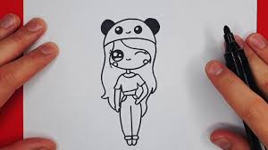 Ein Kawaii Madel Zeichnen Einfach Sketch Youtube