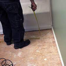 Install ceramic tile over a subfloor that's no less than 1 1/8 inches thick. How To Install Bathroom Floor Tile How Tos Diy