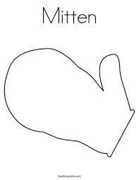 Keep kids busy and help adults cope with the stress of the. Mitten Coloring Page Twisty Noodle