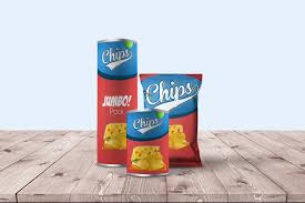 Category product package design + free mockup download. 25 Chips Packaging Mockup Templates For Presentation Creativebonito Com