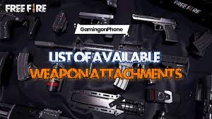 You will earn 50 diamonds for everyone who clicks your link and joins. Free Fire List Of All Available Weapon Attachments Gamingonphone