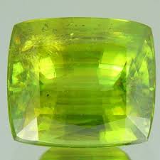 Sphene Yellow Green Facet Loose Gemstones 11 X 10 By Justgemstones Stones And Crystals Rocks And Gems Minerals And Gemstones
