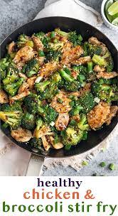 Chicken And Broccoli Stir Fry Recipe Stir Fry Recipes Healthy Healthy Chicken Recipes Good Healthy Recipes