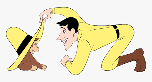 Though he has fun seeing the tourist sites and all the. Curious George Man In The Yellow Hat Cartoon Hd Png Download Kindpng