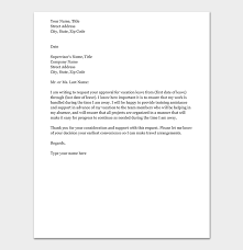 It is very beneficial for ministers because an allowance for housing is excluded from federal income tax. Vacation Leave Request Letter How To Write With Format Samples