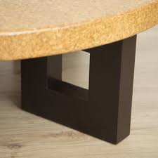 A very rare cork top coffee table or cocktail table by paul frankl for american manufacturer johnson furniture company, circa 1955. Round Coffee Table With Cork Top By Paul Frankl