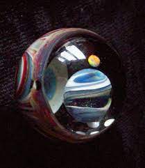 Contemporary Art Glass Marble Planet With Opal Collector Quality Signed With Crisanti 2012 Murrine Glass Marbles Glass Art Contemporary Glass Art