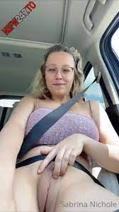 Sabrina Nichole going nude in the car xxx onlyfans porn videos