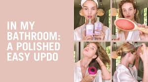 She is best known for her work for lingerie retailer victoria's secret, for. Hair Tutorial A Chic Bun With Rosie Huntington Whiteley Youtube