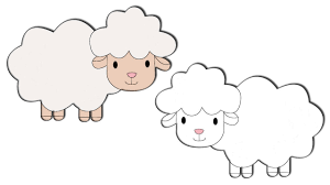 رسم خروف العيد بطريقة سهلة how to draw a sheep youtube
