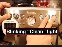 How to clean breville barista express using tablet *i mentioned wrongly how to descale. Clean Blinking Light Breville Barista Express Youtube