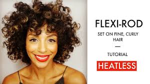If you've been a part of the natural hair community, then you know that there are plenty of ways to achieve bouncy and defined curls. Gorgeous Heatless Flexi Rod Set For Fine Curly Hair Naturallycurly Com
