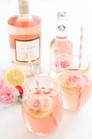 20 Pink Cocktails For Your Next Girls Night An Unblurred Lady Rose Cocktail Recipes Rose Lemonade Bridal Shower Drinks