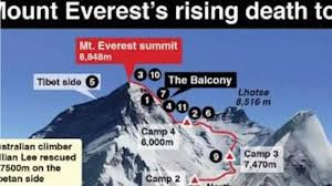 Sometimes scrolling on social media you can come across some interesting information. Death Toll Mt Everest S Map Of Carnage Tragic Death Toll