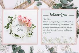 Below is a brand new collection of printable greetings cards i'm excited to share with you too! Create Flower Wedding Thank You Cards Online