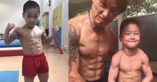 If you want to get a six. 7 Year Old Kid In China Shows His Eight Pack Abs Ripped Body Elite Readers