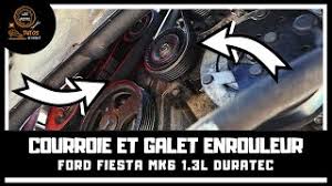 Love the ford® fiesta car? Ford Fiesta Mk6 Courroie D Accessoire Galet Enrouleur Youtube