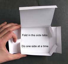 Just use your hands to gently curl and tuck the walls inward, the 2 opposite walls at the same time. How To Make A Gift Box Out Of Cardstock How To Make A Gift Box Diy Gift Box How To Make Box