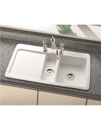 Choose from different bowl sizes to get the right fit for any space, while some ceramic kitchen sinks come with an integrated reversible drainer for a. Modern Smooth Drainer The Epicurean 1 5 Bowl Ceramic Kitchen Sink