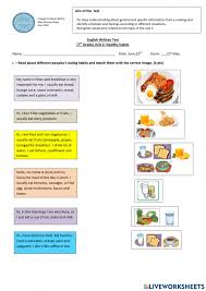 Will you help us give the gift of hope? Healthy Food Interactive Activity For Elemental