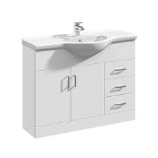 There are many home improvements done when an individual redecorates a they are not cheap to purchase and some are extremely expensive. 1050mm Vanity Units Classic 1050mm White Vanity Unit Bathroom Furniture Pack Vty1050 From Premier Bathrooms