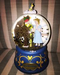 Peter Pan S Flight Musical Snowglobe Disney Snowglobes Snow Globes Disney Princess Anime