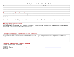 Lastly, the teacher's comment that serves as an observational feedback is included in the end section of the form. Pre Observation Lesson Planning Template Aligned With Fft Rubric