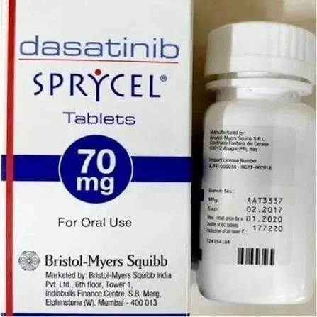 70 Mg Dasatinib Tablets at ₹ 3000/bottle | New Delhi | ID: 22865556530