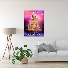 Shri Swami Samarth Hd Metal Print By Gn Artz