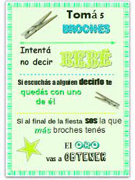 A continuación te damos algunas ideas para celebrar una fiesta infantil en casa y que el cumpleaños de tu hijo o tu hija te salga lo más bonito, original y barato posible. Divertido Juego Para Un Baby Shower De Premio Podes Poner Alguna Medalla O Mamadera Dorada Juegos Para Baby Shower Juegos De Fiesta Shower Baby Shower