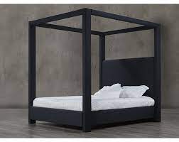 Get free shipping on qualified king canopy beds or buy online pick up in store today in the furniture department. King Size Canopy Bed 60 Denim M2go