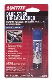 Take a pop sickle stick and break it in half. Thread Locker Stick Blue Medium Strength Locks Walmart Com Walmart Com