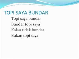 Untuk mendengarkan lagu topi saya bundar felicia, tonton video berikut ini. Koleksi Lagu Anakanak Sayang Semuanya Ciptaan Bu Kasur