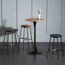 High Modern Wood Bar Table | Wooden Patio Garden Coffee Table | Round Balcony Mesa Comedor Furniture From Homepro16, $189.96 | DHgate.Com