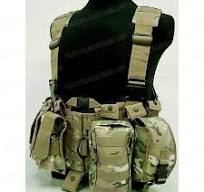 US Delta Force Elite Hydration Molle Vest Multi Camo