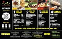 Menu - Maya Cuisine & Bar - Minneapolis - Takeaway Food -Order online