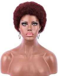 They will give you the most natural feeling compared to the synthetic wigs. Klayss 6 Afro Kinky Curls 100 Human Hair Wigs Black Cherry Import It All