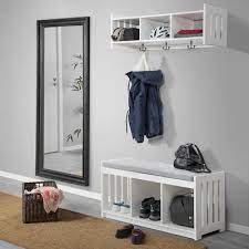 Hemnes Bench With Shoe Storage Black Brown 33 1 2x12 5 8 Ikea In 2021 Bench With Shoe Storage Storage Bench Entryway Bench Storage