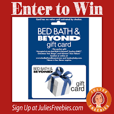 Wed, jul 21, 2021, 4:00pm edt Win A 200 Bed Bath And Beyond Gift Card Julie S Freebies